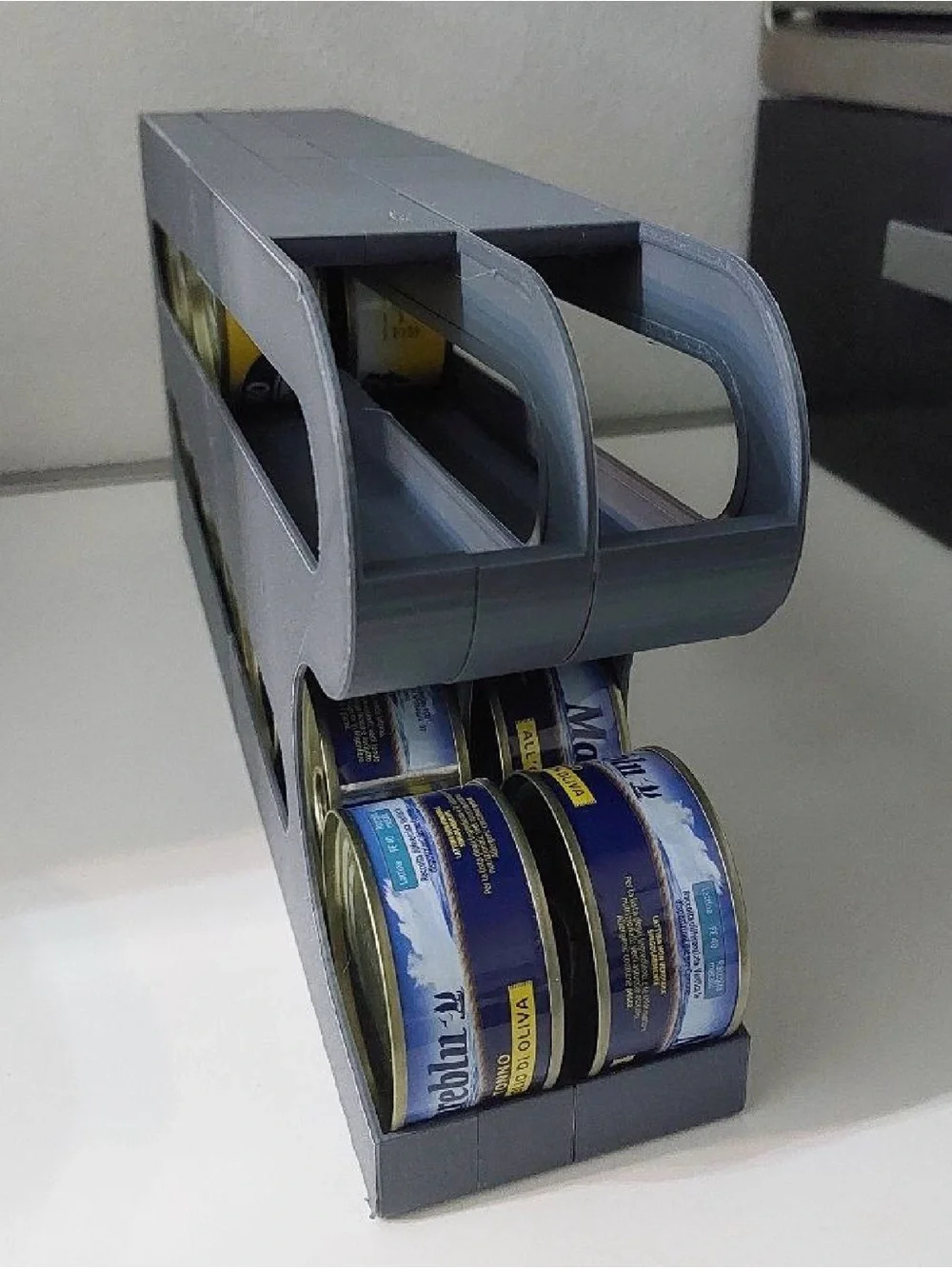 Gray Stackable Can Organizer Rack - Home Storage & Organization